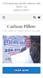 Mobile Screenshot of carlsonpillow.com